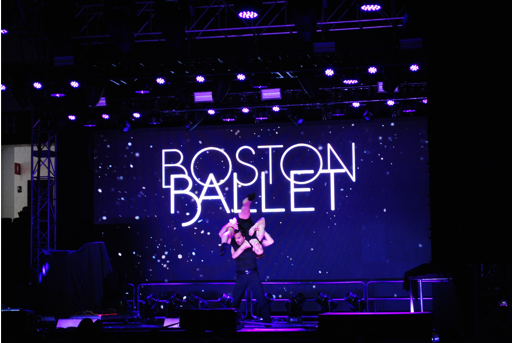 The Boston Ballet performs at the Boston Calling Arena, May 26, 2019. Photo: Trevor Bishai/WHRB